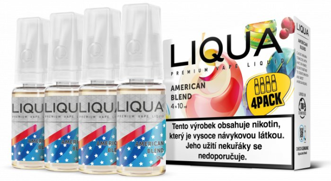 Liquid LIQUA Elements 4Pack American Blend 4x10ml-3mg (Americký míchaný tabák)
