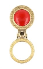 Ring Brilliant na mobilní telefon Red-Gold
