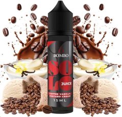 Příchuť Bombo Solo Juice S&V 15ml Coffee Vanilla Custard Cream (Káva s vanilkovým krémem)