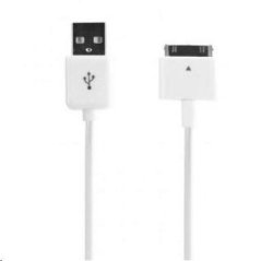 KABEL - USB NA 30 PIN - IPHONE 4G/4S 1M BÍLÝ