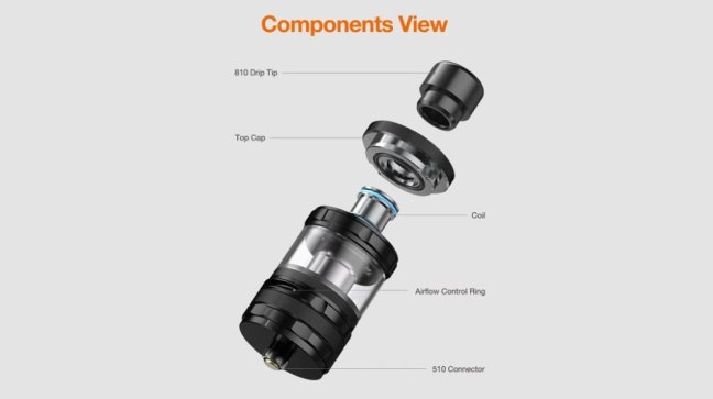 Aspire Guroo - Clearomizer - 5ml (Gunmetal)