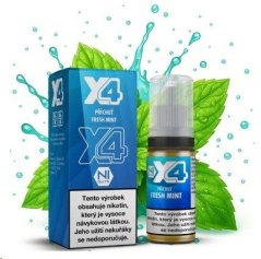 X4 Bar Juice - Čerstvá máta (Fresh Mint) 10ml - 20mg