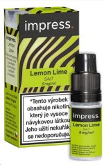 Liquid IMPRESS SALT Lemon Lime 10ml - 5mg