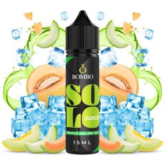 Příchuť Bombo Solo Juice S&V 15ml Triple Melon Ice (Ledový cukrový meloun)