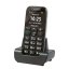 EVOLVEO EasyPhone ID, mobilní telefon pro seniory, černá