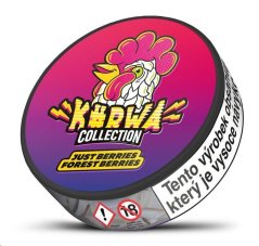 Kurwa Collection - Just Berries Forest Berries (Jahoda, Lesní ovoce, Hroznové víno) Nikotinové sáčky