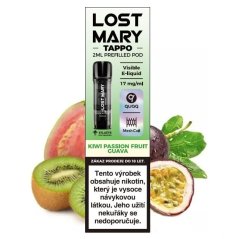 Lost Mary Tappo Pod - přednaplněná Cartridge - Kiwi Passion Fruit Guava - 20mg