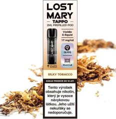 LOST MARY TAPPO PODS CARTRIDGE 1 PACK SILKY TOBACCO 17MG