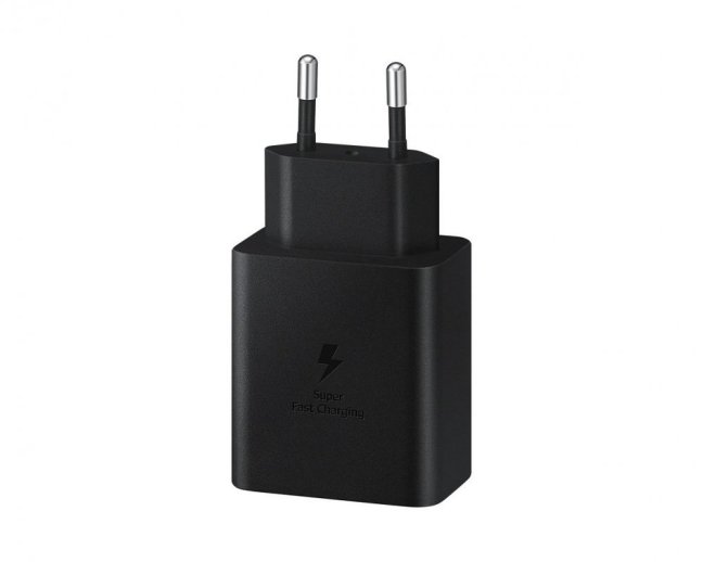 EP-T4510XBE Samsung 45W Cestovní nabíječka + USB-C Datový Kabel Black