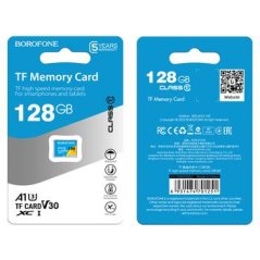 PAMĚŤOVÁ KARTA BOROFONE MICROSD 128GB SDXC U3 CLASS10 100MB/S