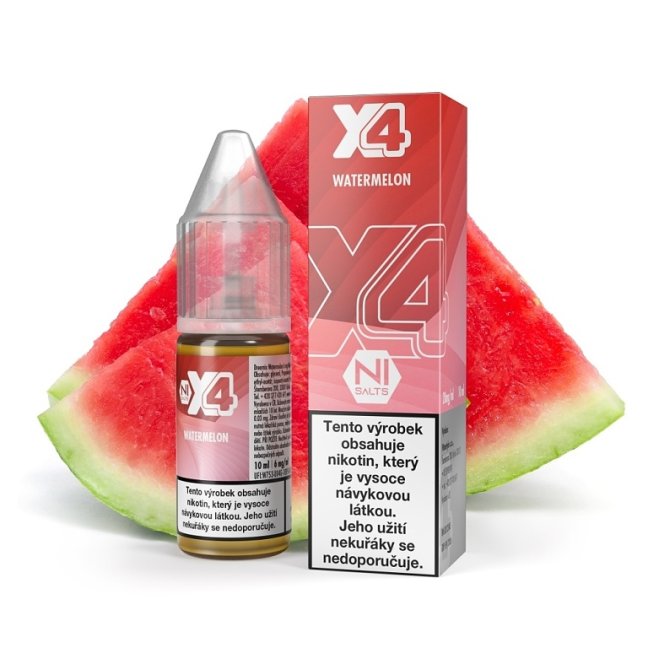 X4 Bar Juice Salt - E-liquid - Watermelon (Vodní meloun) - 20mg