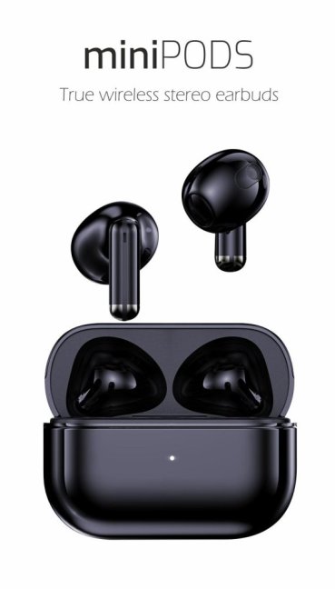 BLUETOOTH TWS SLUCHÁTKA SWISSTEN MINIPODS ČERNÁ
