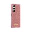 Guess PC/TPU Glitter Flakes Metal Logo Zadní Kryt pro Samsung Galaxy Z Fold 5 Pink